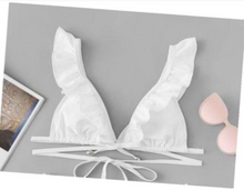 Cargar imagen en el visor de la galería, TOP BIKINI CON VUELITOS S A 3 XL