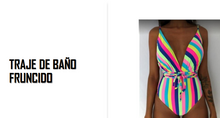 Cargar imagen en el visor de la galería, TRAJE DE BAÑO FRUNCIDO S A 3 XL