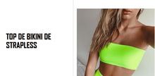 Cargar imagen en el visor de la galería, TOP BIKINI STRAPLESS S A 3 XL