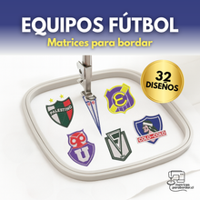 Cargar imagen en el visor de la galería, Equipos de Fútbol Chilenos – Pack 32 Diseños