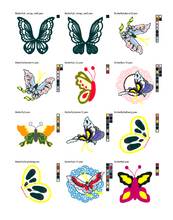 Cargar imagen en el visor de la galería, Mariposas – Pack 476 Diseños