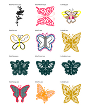 Cargar imagen en el visor de la galería, Mariposas – Pack 476 Diseños