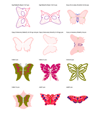 Cargar imagen en el visor de la galería, Mariposas – Pack 476 Diseños