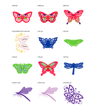 Cargar imagen en el visor de la galería, Mariposas – Pack 476 Diseños