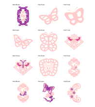 Cargar imagen en el visor de la galería, Mariposas – Pack 476 Diseños