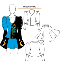 Cargar imagen en el visor de la galería, TRAJE CAPORALMUJER TALLAS S A XL