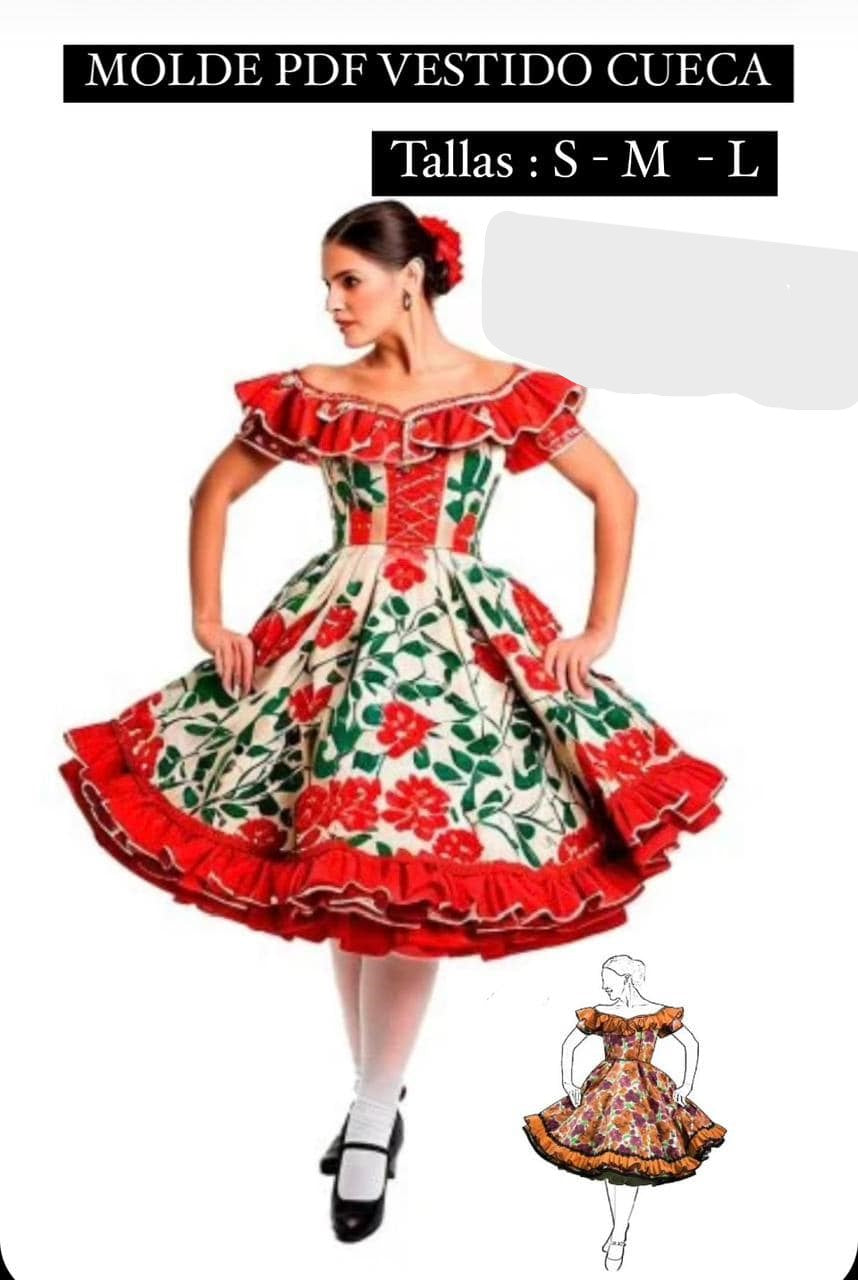 Punta Arenas Vestido De Cueca Chilena Punta Arenas Vestimenta