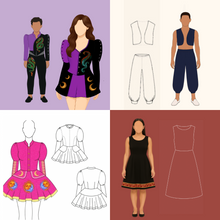 Cargar imagen en el visor de la galería, PACK 1 TRAJES TIPICOS