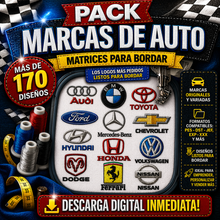 Cargar imagen en el visor de la galería, Marcas de Auto | + de 170 Diseños