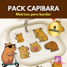 Cargar imagen en el visor de la galería, Capibara – Pack 8 Diseños