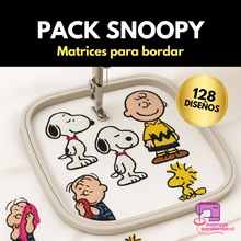Cargar imagen en el visor de la galería, Snoopy – Pack 128 Diseños