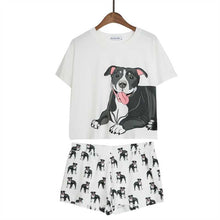 Cargar imagen en el visor de la galería, PIJAMA MANGA CORTA FEMENINO TALLAS XS A XL