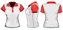 Cargar imagen en el visor de la galería, POLERA POLO FEMENINA TALLAS XS A XXL