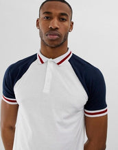 Cargar imagen en el visor de la galería, POLERA POLO MANGA RANGLAN TALLAS XS A XXL