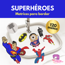 Cargar imagen en el visor de la galería, Superhéroes – Pack 120 Diseños
