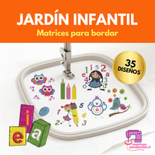 Cargar imagen en el visor de la galería, Jardín Infantil – Pack 27 Diseños
