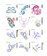 Cargar imagen en el visor de la galería, Mariposas – Pack 476 Diseños
