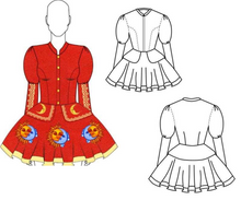 Cargar imagen en el visor de la galería, VESTIDO CAPORAL TALLA XL
