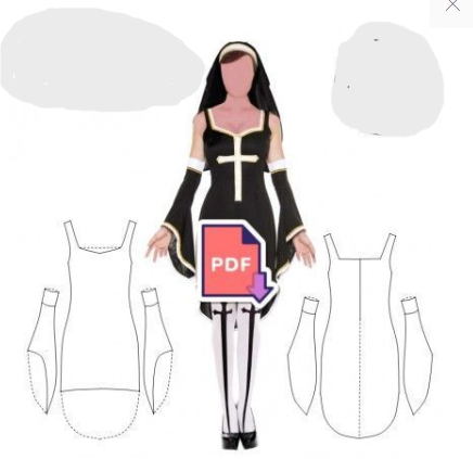 DISFRAZ MONJA TALLAS S A L