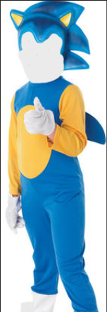 DISFRAZ  SONIC  TALLA 10