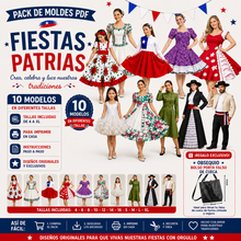 Cargar imagen en el visor de la galería, PACK FIESTAS PATRIAS 2 (10 MODELOS)
