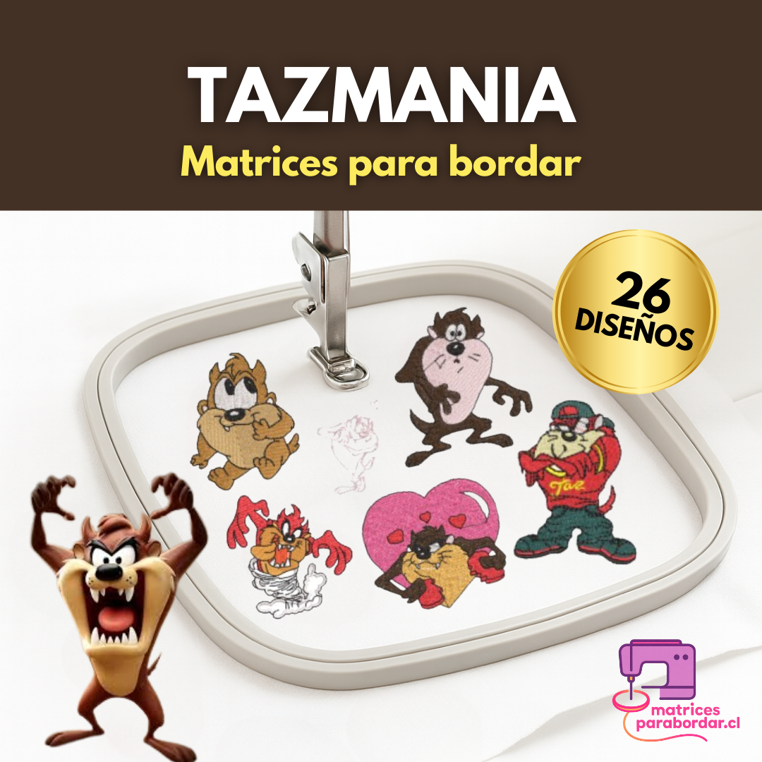Tazmania - Pack 26 diseños infantiles – Mi Recurso Digital