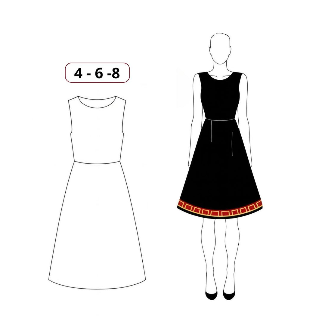 VESTIDO MAPUCHE TALLAS  4 A 8