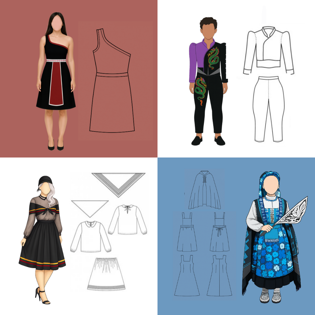 PACK 2 TRAJES TIPICOS