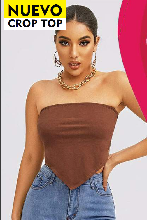 CROP TOP EN PUNTA TALLAS XS A XL